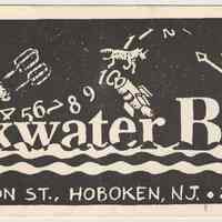 Bookmark: Blackwater Books, 514 Washington St., Hoboken. No date, circa 1986-late 1990s.