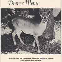 Menu: Erie Lackawanna Railway Co., Dinner Menu. Issued Hoboken, Nov.15, 1968.