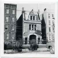          B+W photo of firehouse, Engine Co. No. 5, 410-412 Grand St., Hoboken, ca. 1975-1976. picture number 1
   