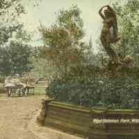 Postcard: West Hoboken Park, West Hoboken, NJ