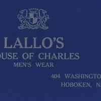 Two-piece gift box imprinted "Lallo