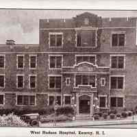 Postcard: West Hudson Hospital, Kearny, NJ