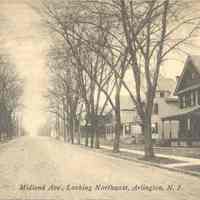 Postcard: Arlington, NJ, Midland Avenue