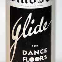 Can: Windsor Glide Dance Wax; Manufactured by Windsor Wax Company, Hoboken, N.J. 07030. No date, circa 1965-1980.