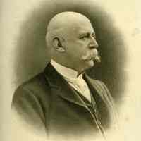          detail printed portrait Charles M. Jacobs
   