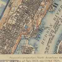          map detail of Hoboken showing water / marshland
   