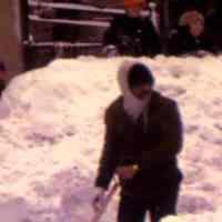          11 children on snow pile
   