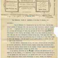 TLS: Board of Aldermen, Hoboken, N.J. from H.E. Schneider & Co., 60 Hudson St., Hoboken, Feb. 29, 1904, re City ordinance regarding unions.