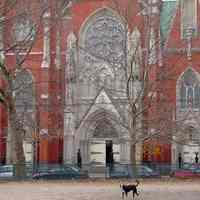 Digital image of Our Lady of Grace Church from Church Square Park, Hoboken, Dec. 28, 2003.