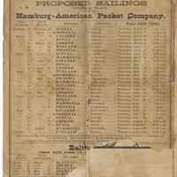          pg [4] Proposed Sailings; date of brochure at left bottom
   