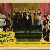 Lobby card (Sinatra film): Reveille With Beverly lobby card, Frank Sinatra featured; Columbia Pictures, 1943.