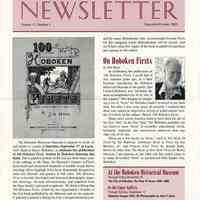 Hoboken Historical Museum Newsletter [Second Series], Volume 11, Number 5, September-October 2005