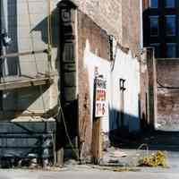          3: Hudson Street: parking lot, former site of Lyric Theatre, wall remains
   