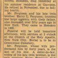          Ferguson obituary, partial
   