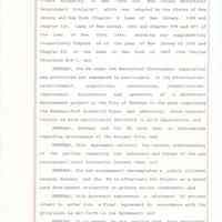 Hoboken City Council motion authorizing Mayor to sign the Principle of Agreement with Port Authority for waterfront development, May 3, 1989.