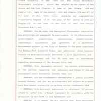 Hoboken City Council motion authorizing Mayor to sign the Principle of Agreement with Port Authority for waterfront development, May 3, 1989.