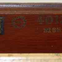          detail base top, back center: K&E marks, model & serial numbers, Dodd Co
   