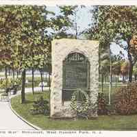 Postcard: West Hoboken Park, West Hoboken, NJ