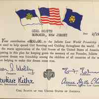          donation card 2-19-1951
   