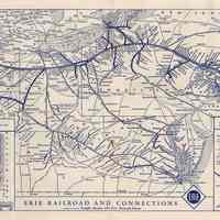          pp 15-18, full map, system route map: Erie Railroad and Connections
   