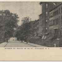 Postcard: 4393. Hudson Street, South of 4th St., Hoboken, N.J. No date, circa 1901-1907.