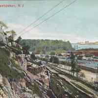 Postcard: View, Weehawken, NJ