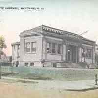 Postcard: Public Library, Bayonne, NJ