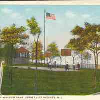 Postcard: River View Park, Jersey City, NJ