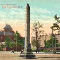 Postcard: Paulus Hook Monument, Jersey City, NJ