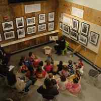 Digital images, 10, of Story Time led by Penny Metsch at HHM, Feb.15, 2007
