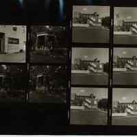 B+W negative contact sheet of images of Hoboken taken by John Conn. no date, [1976].