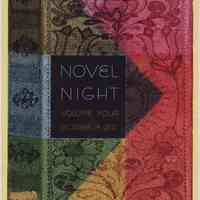 Brochure: Novel Night. Vol. Four. October 13, 2012. Hoboken Public Library Benefit.