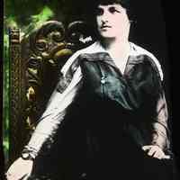 Lantern slide: [Marie Durstewitz]. (Hoboken), no date, circa 1920.