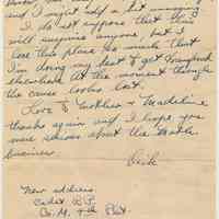          Letter 2, side 2, November 17, 1942
   