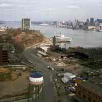          110: rooftop; baseball; S.S. Stevens; from River & Fourth looking northeast
   