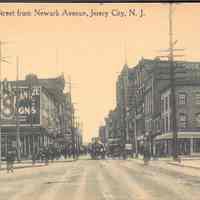 Postcard: Montgomery St., Jersey City, NJ