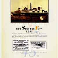          pg 52: 45. First Steel-hull [steel hull] Ferry 1881
   