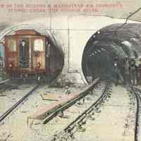 Postcard: Railroad, Hoboken, NJ