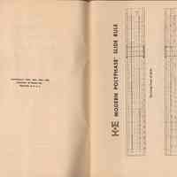          pp [ii-iii]: copyright; depiction of slide rule front + slide reversed
   