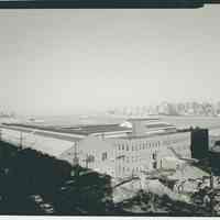 B+W photo of buildings, interiors and exteriors, of the Bethlehem Steel Shipyard, Hoboken Division, no date (ca 1990.)