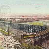 Postcard: New Viaduct and Hillside Road, West Hoboken, NJ