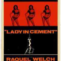 Sinatra film poster: Lady in Cement. American lobby poster. Twentieth Century Fox, 1968.