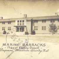 Postcard: Marine Barracks, Bayonne, NJ