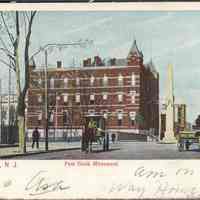 Postcard: Paulus Hook Monument, Jersey City, NJ