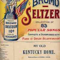 Sheet music for "My Old Kentucky Home," Words and Music by Stephen C. Foster.