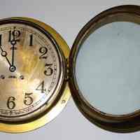          front, bezel open
   