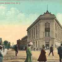 Postcard: Five Corners, Jersey City, NJ