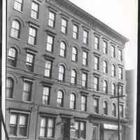 B&W photo of apartment building at 803 Willow Avenue, Hoboken.