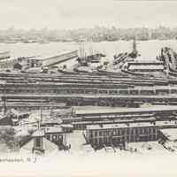 Postcard: Freight Yards, Weehawken, NJ