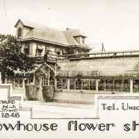 Postcard: Showhouse Flower Shop, Union City, NJ